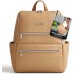 Itzy Ritzy Eras Diaper Bag Backpack – Large Capacity Baby Backpack Diaper Bag Featuring Neutral Design, 15 Pockets, Changing Pad, Stroller Straps, and Comfortable Backpack Straps, Chai