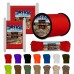 HERCULES 550 Paracord Survival Rope Imperial Red Type III Parachute Cord for Camping