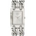 GUESS Women's Silver-Tone Multi-Chain Bracelet Watch