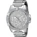 GUESS Stainless Steel Gold-Tone Crystal Embellished Bracelet Watch
